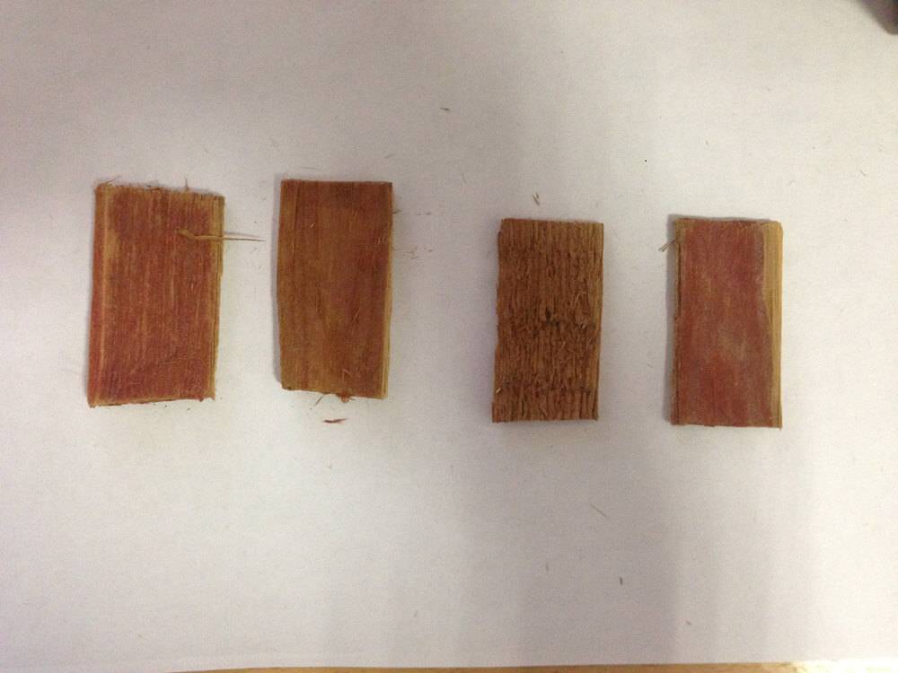 Образцы деревянных конструкций чердачного помещения до испытаний