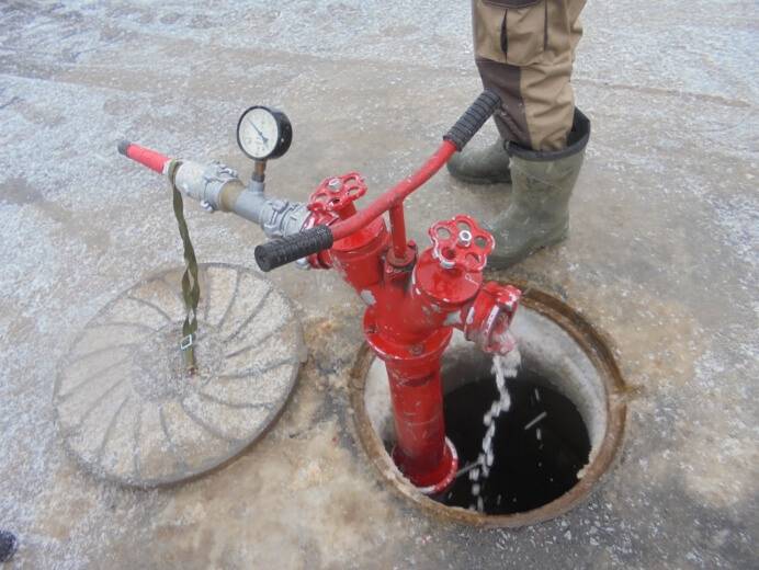 Наружный водопровод испытания