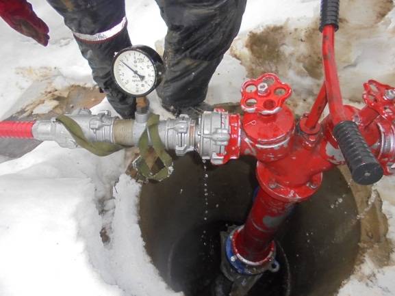 Проверка работоспособности пожарных водопроводов на водоотдачу